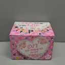 Hollyhi 58 Pcs Kids Makeup Kit for Girl, Princess Toys Real Washable Cosmetic Set with Mirror, Kids Makeup Sets for Girls, Play Make Up Birthday Gifts for 3 4 5 6 7 8 9 10 11 12 Years Old Kid (Rose)