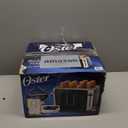 Oster 4-Slice Toaster Touch Screen Stainless Steel Digital Timer 6 Shade Settings Easy to Clean Removable Crumb Tray