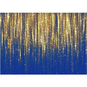 WOLADA Blue and Gold Backdrop Blue Gold Photo Backdrop Wedding Birthday Baby Shower Party Photo Studio 7x5FT FW115