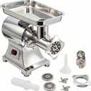 Commercial Meat Grinder, 330LB/h 1100W Electric Meat Grinders, Heavy Duty Stainless Steel Electric Meat Mincer Machine with 6mm/8mm Grinding Plates for Kitchen Restaurant Butcher Store