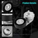 AULINK LR071035 Belt Tensioner Assembly with Pulley (3.0L 5.0L) For Land Rover Range Rover 2010-2012,Discovery 2017-2018,Range Rover Sport 2010-2016 LR035546 URO012869