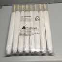 MOTOTO 8 Pack 33 Inch White Paper Umbrellas & 8 Pack 8inch Foldable Handheld Fans, Oiled Chinese Japanese White Parasols Umbrellas Paper Fans for DIY Painting, Wedding, Bridal Party, Ceiling Decor