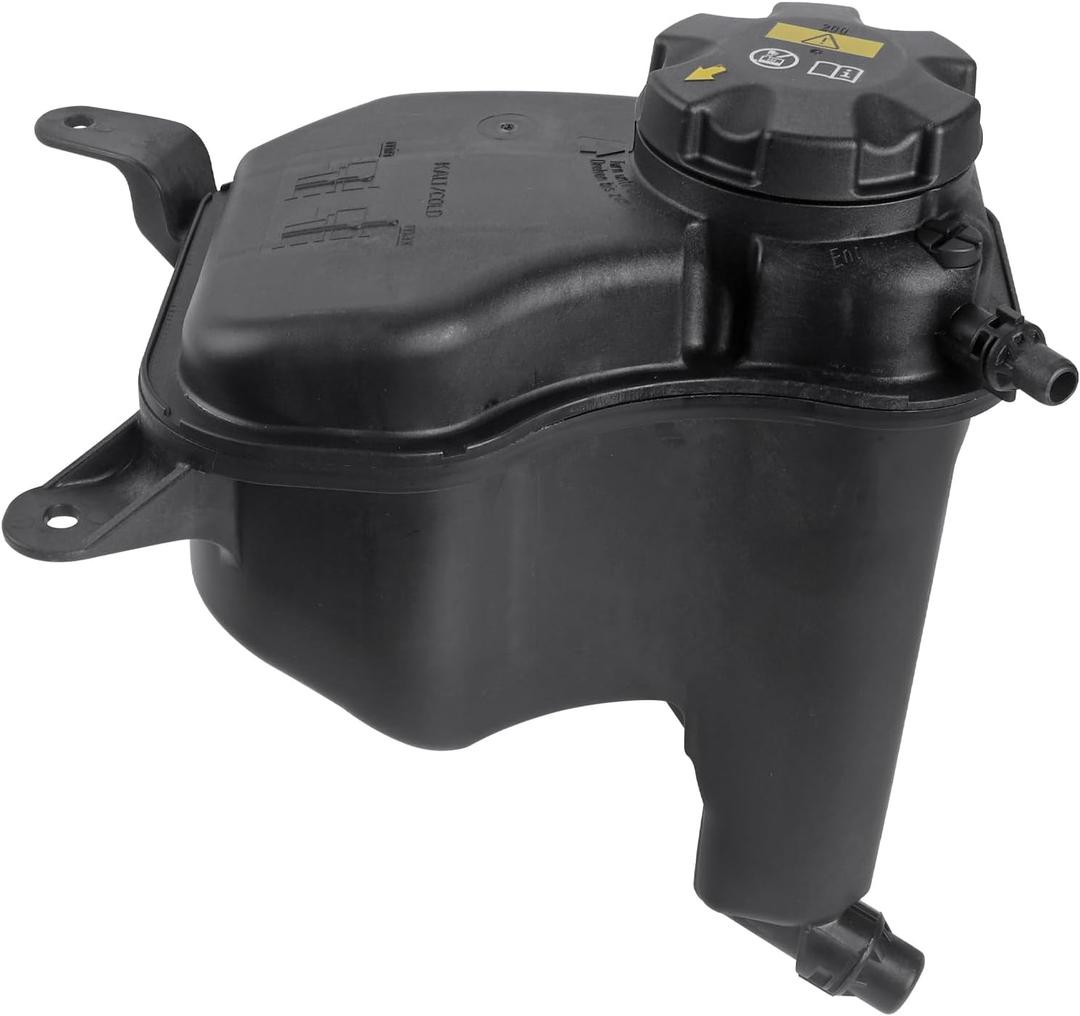Engine Coolant Reservoir Radiator Expansion Tank With Cap Compatible With BMW Vehicle E90 E91 E92 E93 328i 330i 335i X1 Z4 2007-2016 #Replace 17137607482, 17137640514, 17137567462