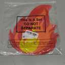 Tenceur 50 Pcs Fire Placemats Flames Party Supplies Disposable Firefighter Party Decorations Truck Themed Table Mats for Fireman Halloween Birthday Camping BBQ Supplies 10.9 x 9.2''