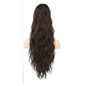 Hair Extension By Fluiy Mooz in the color Dark Brown