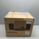 Udreamer Vinyl Record Player, Turntable with 40W Speakers, Bluetooth Input Output and USB Record, Vintage LP Player with AT-3600L Cartridge, Built-in Phono Preamp, Counterweight and Pitch, Black