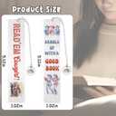 2 x Cowgirl Theme Stainless Steel Bookmarks Gifts for Women 2PCS, Metal Bookmark Colorful with Exquisite Gift Box Inspirational Letter for Colleague Friend Teacher Classmate Book Lover