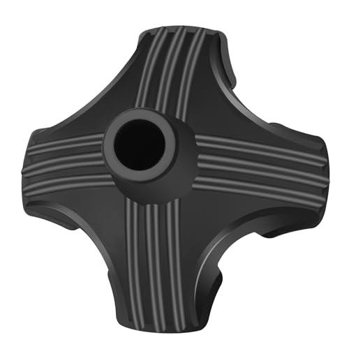ZIYIZE Cane Tips, 3/4 Inch Quad Cane Tip Self Standing Rubber Tips for Walking Canes, Walking Sticks, Folding Canes
