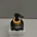 Glass Soap Dispenser, Thickened Glass Hand Soap Dispenser for Bathroom, Kitchen Dish Washing Liquid Bottles, Shampoo and Conditioner Bottles, Modern Farmhouse Style, (Black, Set of 1, 12oz)