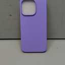 ORNARTO Compatible with iPhone 16 Pro Case 6.3", Slim Liquid Silicone 3 Layers Soft Gel Rubber Shockproof Protective Case with Anti-Scratch Microfiber Lining-Periwinkle