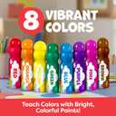 Dot Markers For Toddlers 1-3 - Dot Art Paints Washable For Kids - Includes Printed & PDF Coloring Sheets - Toddler Arts And Crafts - Preschool Learning Activities - Bingo Daubers For Toddlers 2-4
