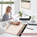 9 x Desk Calendar 2026-2027, 18-Month Calendar Runs from January 2026 to June 2027, 17" x 12" Desktop or Wall Calendar, Perfect Monthly Calendar Planner for Home, Office, or School - Garden Repose