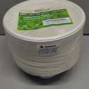 48 Oz Bowls Disposable - Heavy Duty Compostable Paper Bowls, Microwave Safe Large Bowls, Ideal for Restaurant Catering, Salads, Buffets & Eco-Friendly Use - 50 Pack [White]