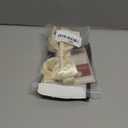 Lionet Paws Bowtie Dog Collar - Comfortable Silk Dog Collar with Detachable Bow Tie for Large Dogs, Neck 16-24 Inches (Off white)