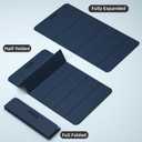 HAHE Extra Wide Folding Exercise Mat 75"x40"x0.4" TPE Fitness Mat