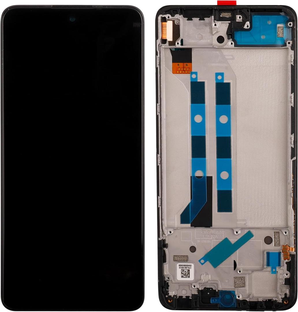 LCD Digital Display Replacement Compatible with for Xiaomi Redmi Note 11 Pro 5G 21091116I 2201116SG(Black Without Frame) LCD Display Touch Screen Digitizer Assembly with Repair Tools-6.8 inch