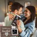 Garybank New Mom Gifts 2024- Love at First Sight Ultrasound Picture Frame, w/ Weekly Pregnancy Milestone Cards & Pregnant Activities Cards, Gender Reveal Pregnancy Gifts for Pregnant Women from Sister