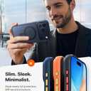 TORRAS Magnetic Shockproof for iPhone 17 Pro Case, Camera Control, Compatible with MagSafe, Military-Grade Protection, Stronger Slim Translucent Phone Case for iPhone 17 Pro, Black