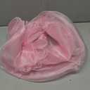 SAFERIN Women's Organza Church Kentucky Derby Fascinator Bridal Tea Party Wedding Hat (Pink)