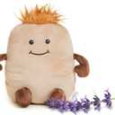 warmies Microwavable & Weighted Stuffed Animals, Potato - Heated Stuffed Animal Plushie for Warmth & Comfort - Cute Soft Plush Toys for Adults & Children (Boys, Girls, Babies & Toddlers)