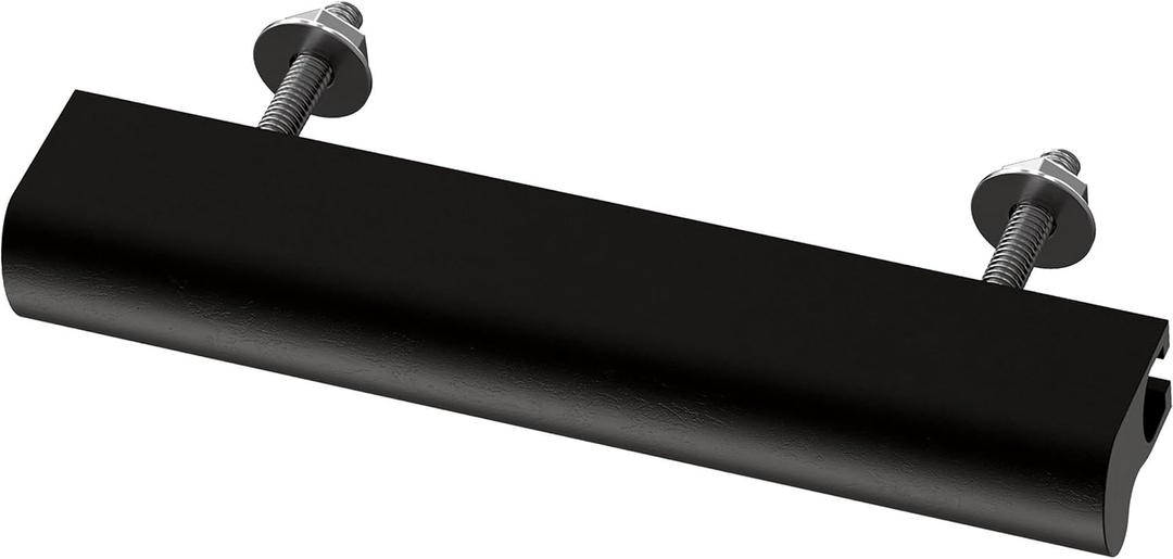 Franklin Brass Adjusta-Pull Dropped Edge (5-Pack) Adjustable Drawer Pulls/Cabinet Handles 1" to 4" Hole Center Matte Black Hardware Kitchen Door, Drawers, Dressers, Furniture P49108-FB-B