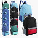 Amylove 12 Pack Backpack in Bulk 17 inch Lightweight Outdoor Travel Bag Classic Bookbags Bulk for Elementary Middle High(Multicolor)