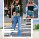 FIORETTO Western Waist Chain Belt Metal Concho Belt for Women Cowgirl Cowboy Boho Country Belt for Dress Jean