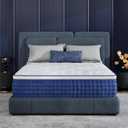 King Size Mattress, 12 Inch Hybrid Mattress King Size , Medium Feel Foam
Individual Pocket Springs, Extra Edge Support, Pressure Relief, CertiPUR-US, Blue