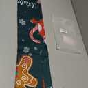 Christmas Cookie Shower Curtain for Bathroom Waterproof Fabric Shower Curtain Machine Washable Bath Curtain 60x72 inch with 12 Hook