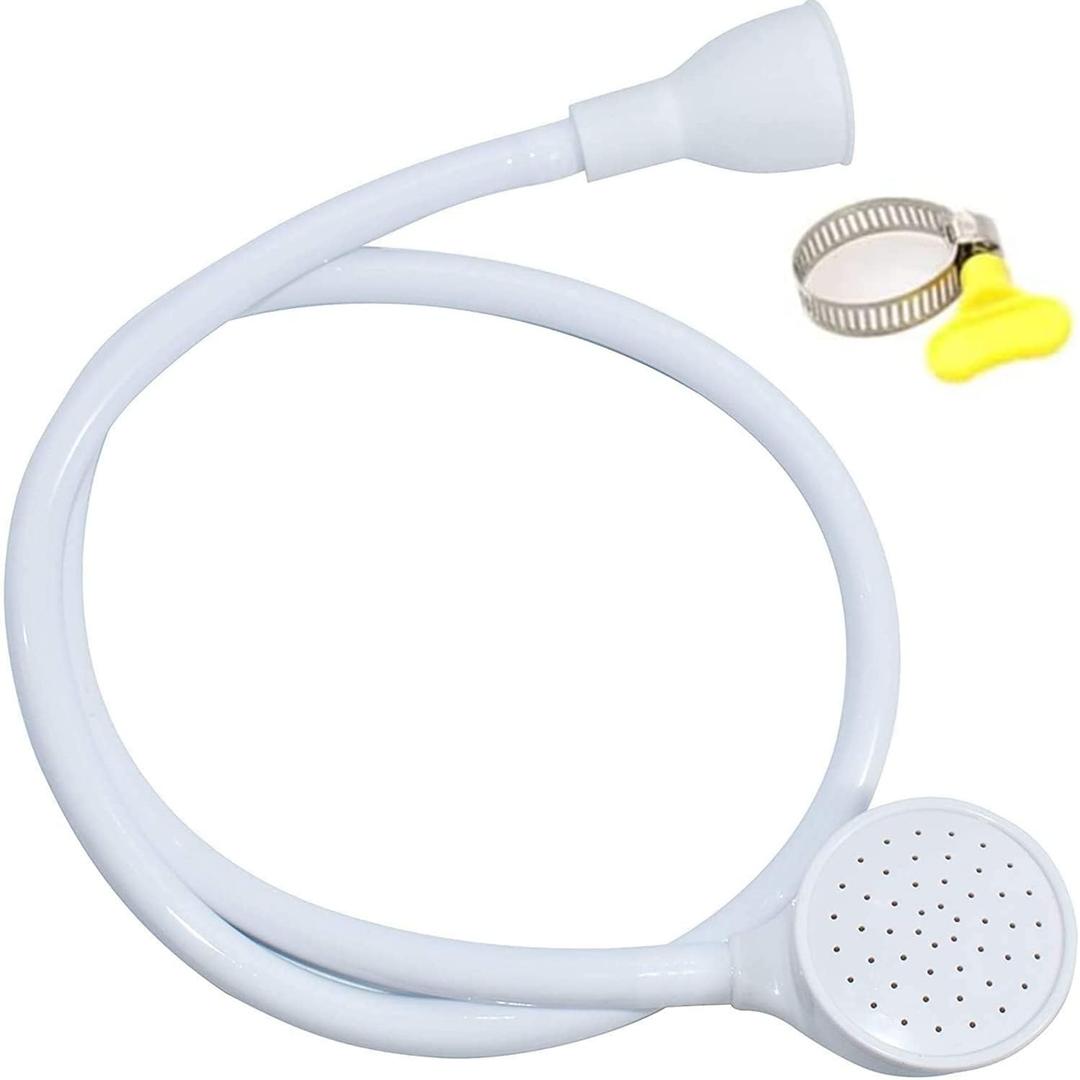 Sink Spray Hose,Portable Faucet Sprayer, Shampoo Sprayer Handheld Shower Head Spray Hose for Bathing Baby,Pets,Washing Hair,Rinsing Vegetables