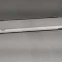 24 Inch Ceiling Fan Downrod, 1" Diameter White Ceiling Fan Extension Rod (No Threads),Universal Down Rods for Ceiling Fans,Easy Installation
