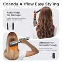 DYS0N Air Wrap-Like  All-in-One High-Speed Hair Styler with Auto Curl, Blow Dryer & Smoothing Brush  160000 RPM Motor, Ionic Frizz Control, for All Hair Types (Nickel)
