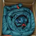 Coleman Kids 45F Sleeping Bag for Children up to 5ft 5in Tall, Lightweight & Warm Sleep Sack for Indoor/Outdoor Use, Machine Washable (Blue)