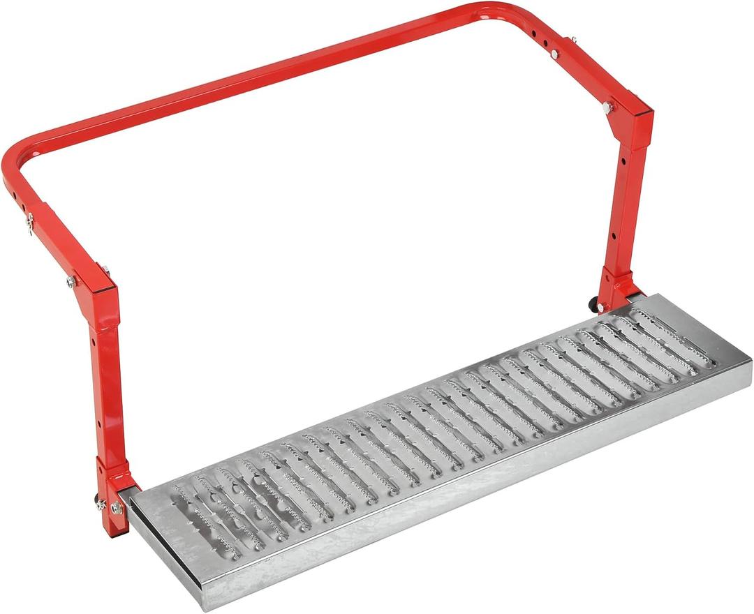 Heavy Duty Tire Step for Truck, Adjustable and Non-Slip Steel Truck Step