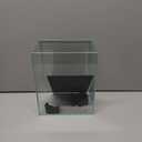 Vimvins 2 Gallon Glass Fish Tank, Easy to Maintain Small Aquarium for Betta/Snails/Shrimp and Aquatic Planting.