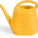 Plastic Watering Can - for Indoor and Outdoor Plant - 1/2 Gallon - Orange