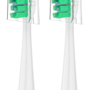 Replacement Brush Heads for Waterpik Sensonic Complete Care Toothbrush, with Covers, Compact, White, 2 Count