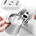 HIBREW H13 Dual Boiler Espresso Machine with LED Touch Screen, 58mm Portafilter in Stainless Steel, PID Control, 20 Bar Pump, 3-Level Steam, Separate Hot Water Spout for Home