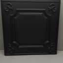 Art3d Drop Ceiling Tiles 24x24,(12-Pack, 48 Sq.ft),Wainscoting Panels Glue Up 2x2, Black