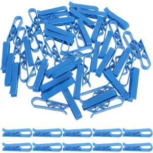 2 x Cabilock Trash Bag Clips for Trash can 50 Pcs Plastic Garbage Bag Fixing Clips Anti-Slip Clamps for Kitchen Bathroom Office Use 2.16X0.59X0.39In