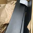 Raised Garden Bed, Elevated Planter Metal Plant Box with Legs Standing Garden Stand Drainage Holes Frosted Black