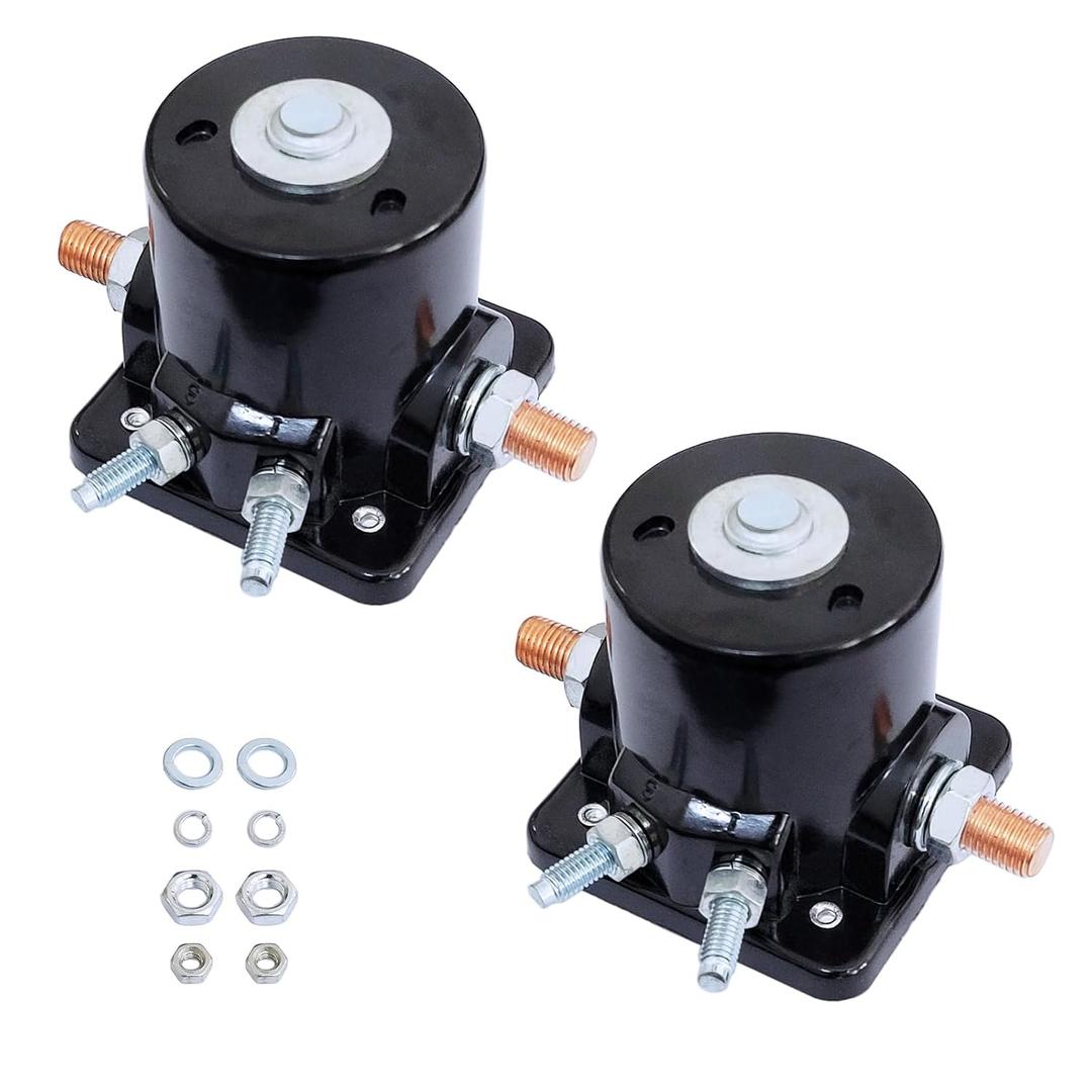 2X Starter Relay Solenoid Switch 12V for Johnson Evinrude Outboard for OMC for Mercury for Sierra Marine 18-5808 3217124 380095 383622 389398 389493 395419 47886 47886T 582708 586180 SMR6003