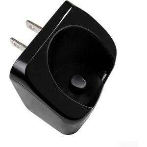Electric Toothbrush Wall Charger fit for Braun Oral B io Series 2 3 4 5 6, Type 3757 Wireless Charging Base Plug Black