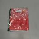 AYNAT FUN Magnetic Drawing Board for Kids & Toddlers with Beads and Magnet Stylus Pen - Magnetic Tablet Toy for Airplane & Car Ride Activities for Kids (Square Red)