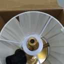 EppieBasic Cordless Table Lamp Rechargeable: Fast Charging & Long Lasting - 2700K Warm Light Vintage Gold Lamps - Dinning Living Room Bedroom - Pleated Shade