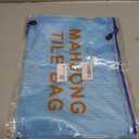 2Pack Mahjong Tile Bag, Case for American Mah jong Set, Mahjong Gifts Accessories, Card Holder Bouch, Blue (Case Only)