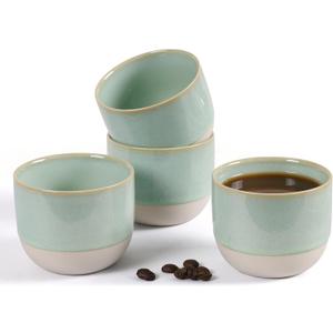Ceramic Espresso Cups Set of 4