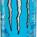 Monster Energy Ultra Blue Hawaiian, Sugar Free Energy Drink, 16 Ounce (Pack of 15)