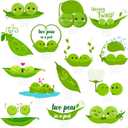 Two Peas in a Pod Twins Cupcake Toppers Twins Baby Shower Decorations 48Pcs Pea Party Cake Topper Decorations Sweet Pea Cupcake Picks for Two Peas in a Pod Twins Gender Reveal Birthday Party Supplies