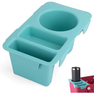 Tray Topper for Bogg Bag, Waterproof Beach Bag Topper Tray Cup & Phone Top Organizer Divider Storage Lid for Outdoor Beach Travel Camping (Green)